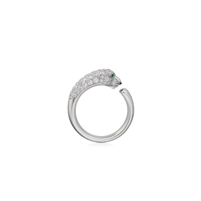 CARTIER PANTHÈRE DE CARTIER RING, SMALL MODEL, SEMI-PAVED N4765900